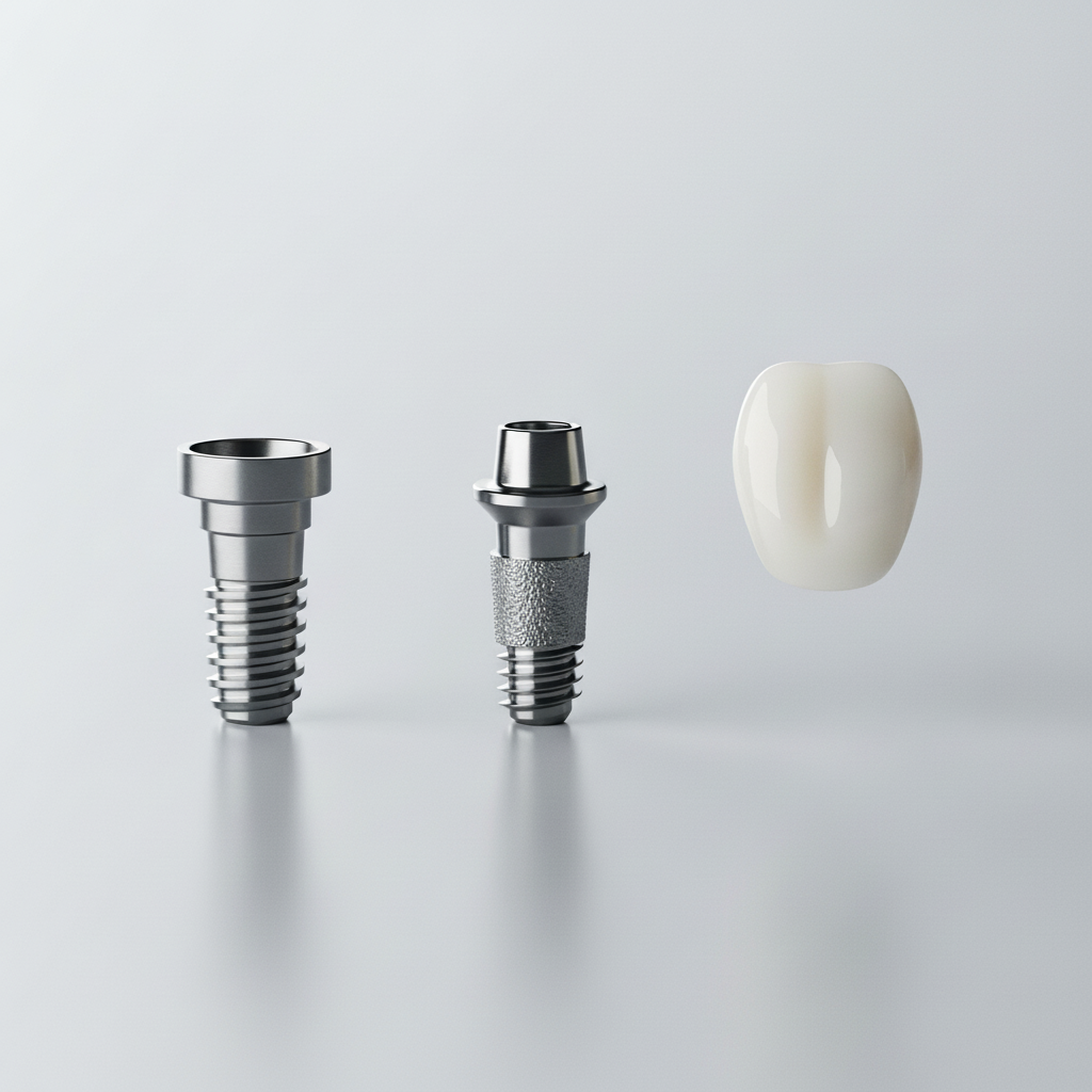 Dental Implant Cost Per Tooth is determined by its three main components.
