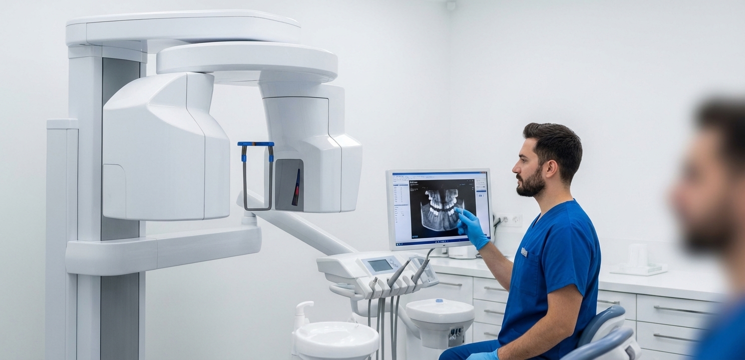 High-Tech Dental Clinic for Implant Procedures Dental Implants Cost in Turkey includes treatment within state-of-the-art dental facilities.