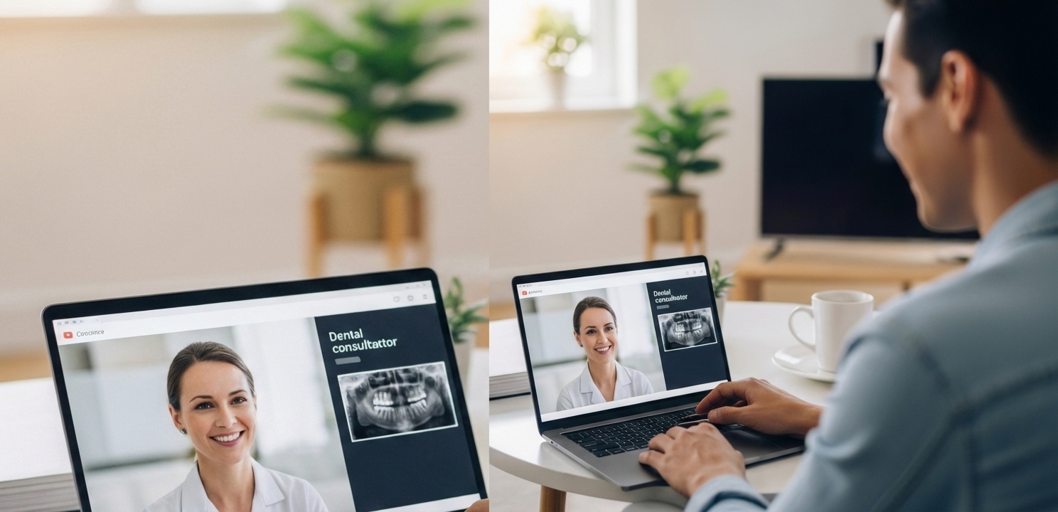 Dental Tourism planning begins with a convenient online consultation from your own home.