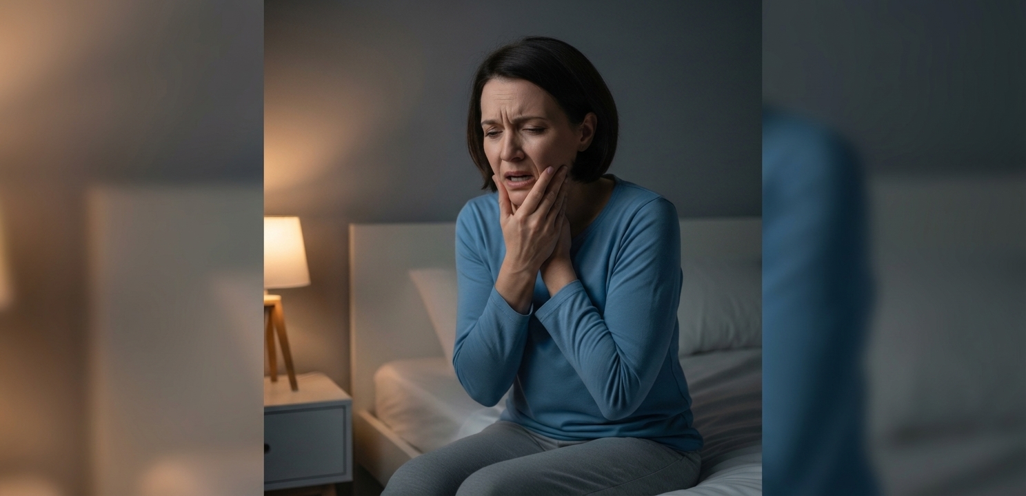 Person Experiencing Severe Dental Abscess Pain Warning Signs of Tooth Infection include a severe, persistent toothache that requires immediate dental attention.