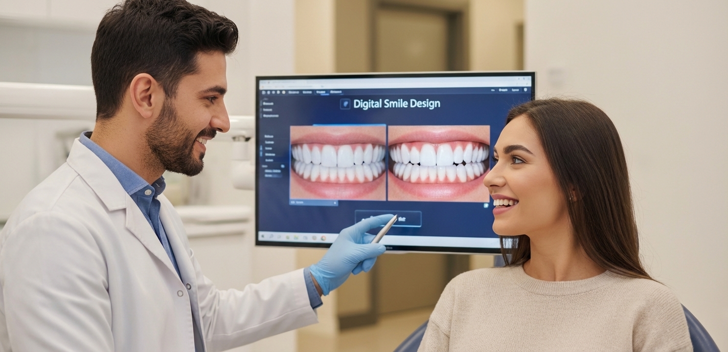 Dental Holiday in Turkey involves advanced planning with Digital Smile Design technology.