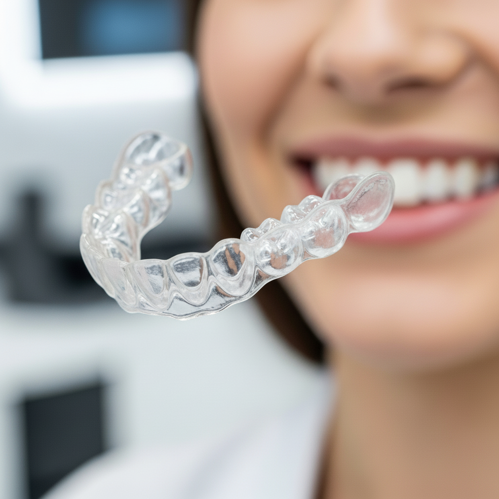 Custom Nightguard for Dental Veneer Protection How Long Do Veneers Last depends on protecting them from grinding with a nightguard