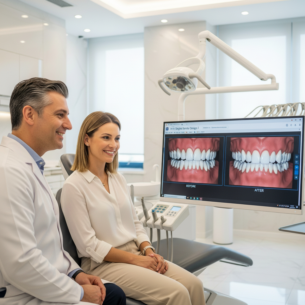Dental Holiday in Turkey allows patients to preview their new smile with advanced technology