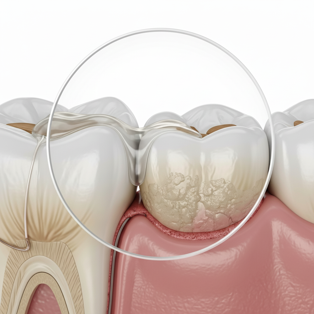 What Is Gum Disease, caused by plaque and tartar accumulating on teeth and irritating gums.