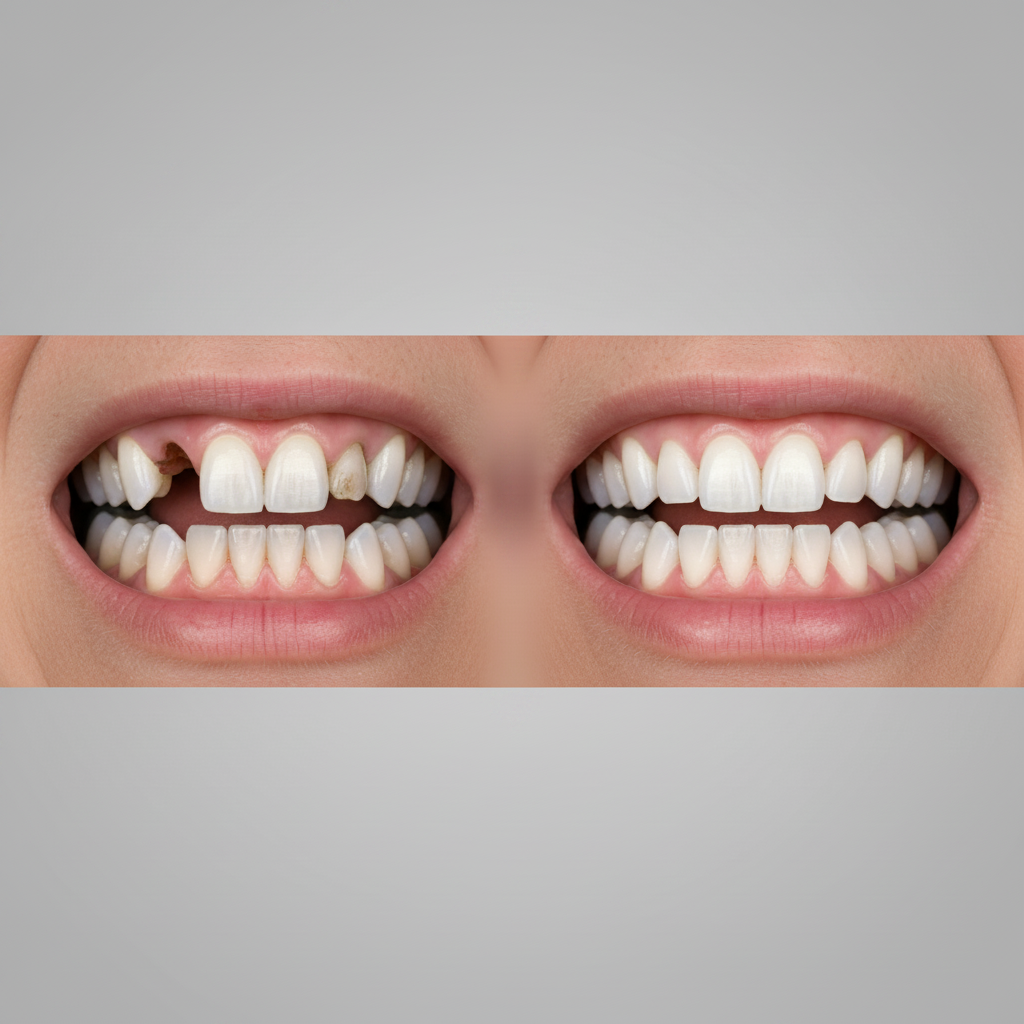Before and After Dental Implants showcase the remarkable transformation from tooth loss to a beautiful, restored smile.