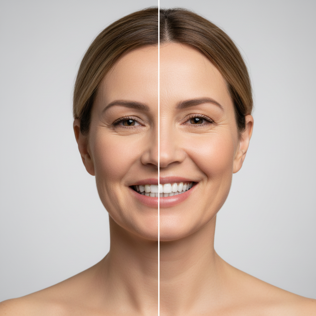 Before and After Dental Implants dramatically show the transformation of a person's smile and confidence.