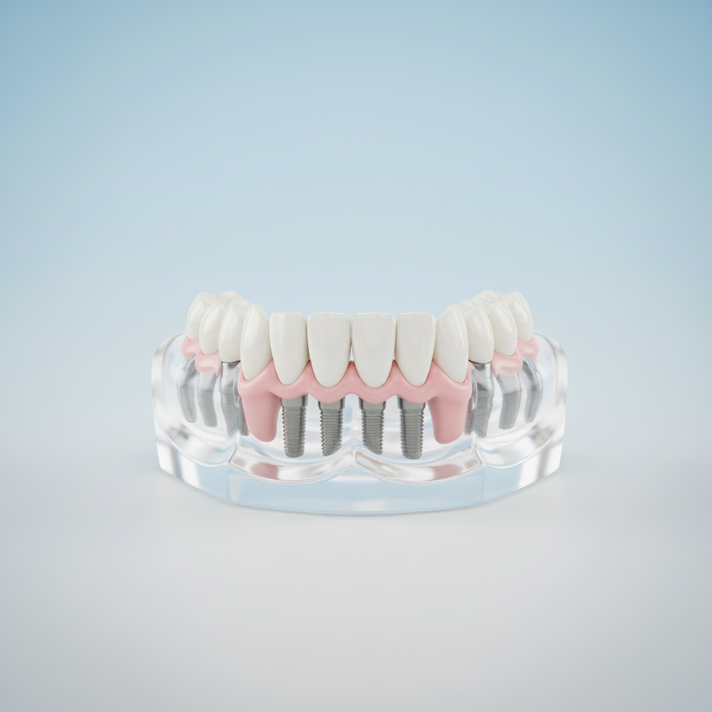 Full Arch Dental Implant Prosthetic System Dental Implants Cost in the UK details how full arch solutions provide unmatched stability and natural aesthetics.