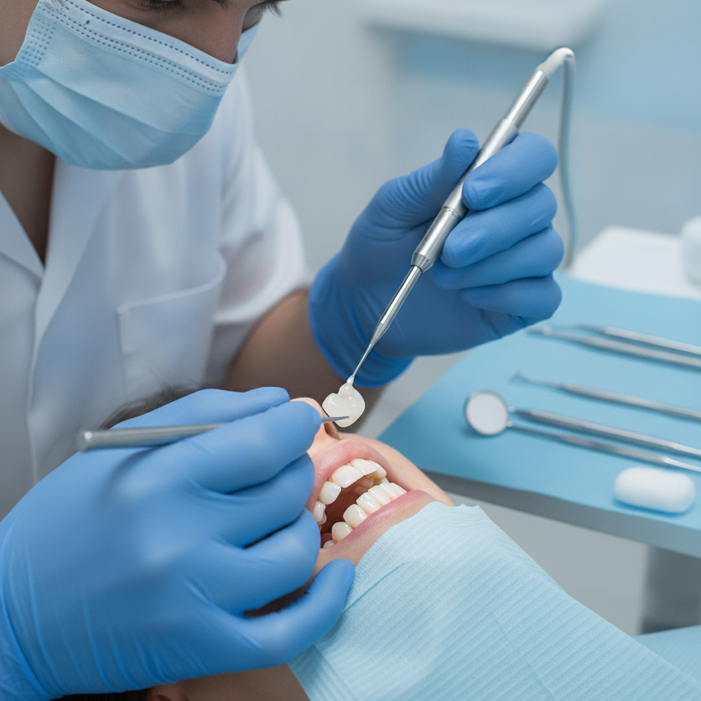 Veneers UK are meticulously bonded by a dentist, creating a flawless, long-lasting smile for the patient.