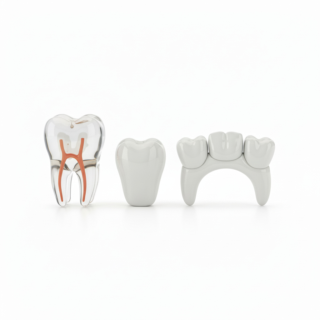 Average Dentist Prices UK for essential restorative dental treatments like crowns, bridges, and root canals