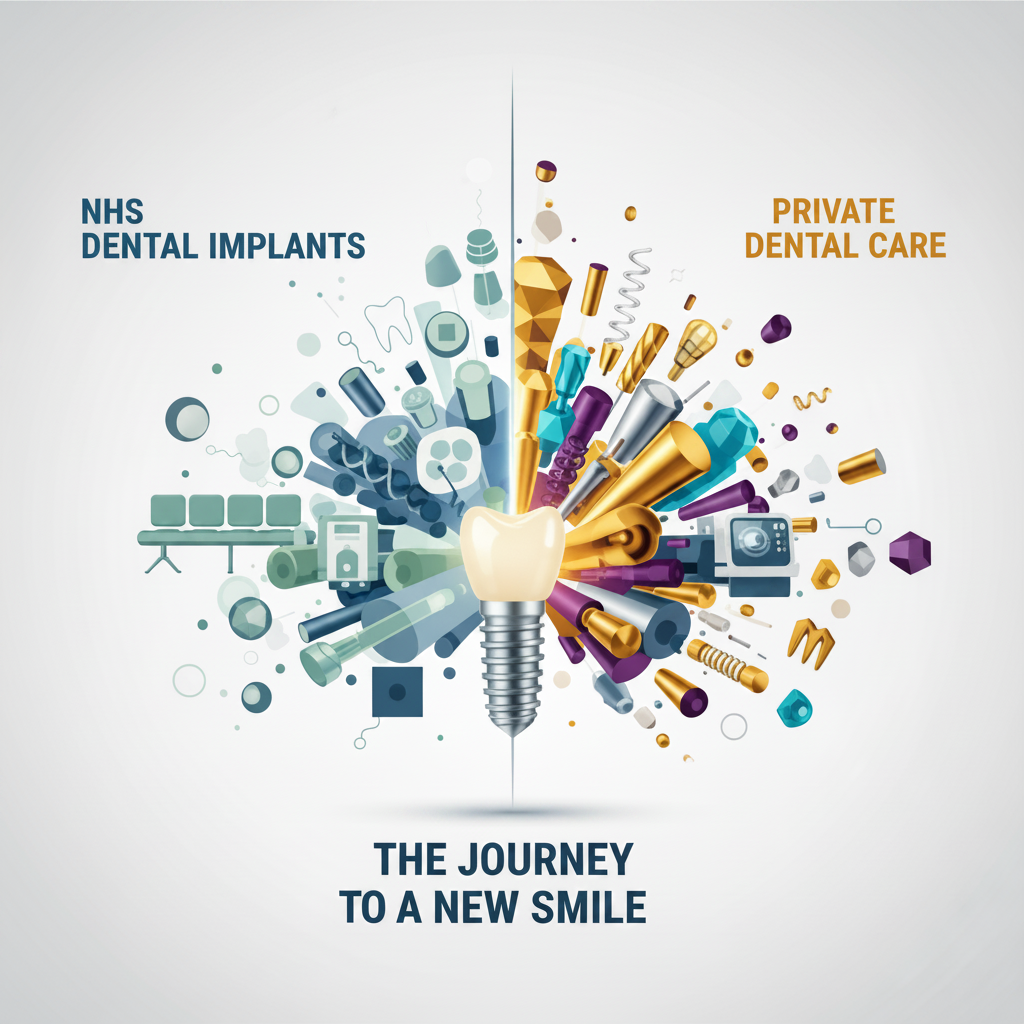 Comparing NHS and Private Dental Care Options Can You Get Dental Implants on the NHS? Exploring pathways, eligibility, and choices between public and private dental care.
