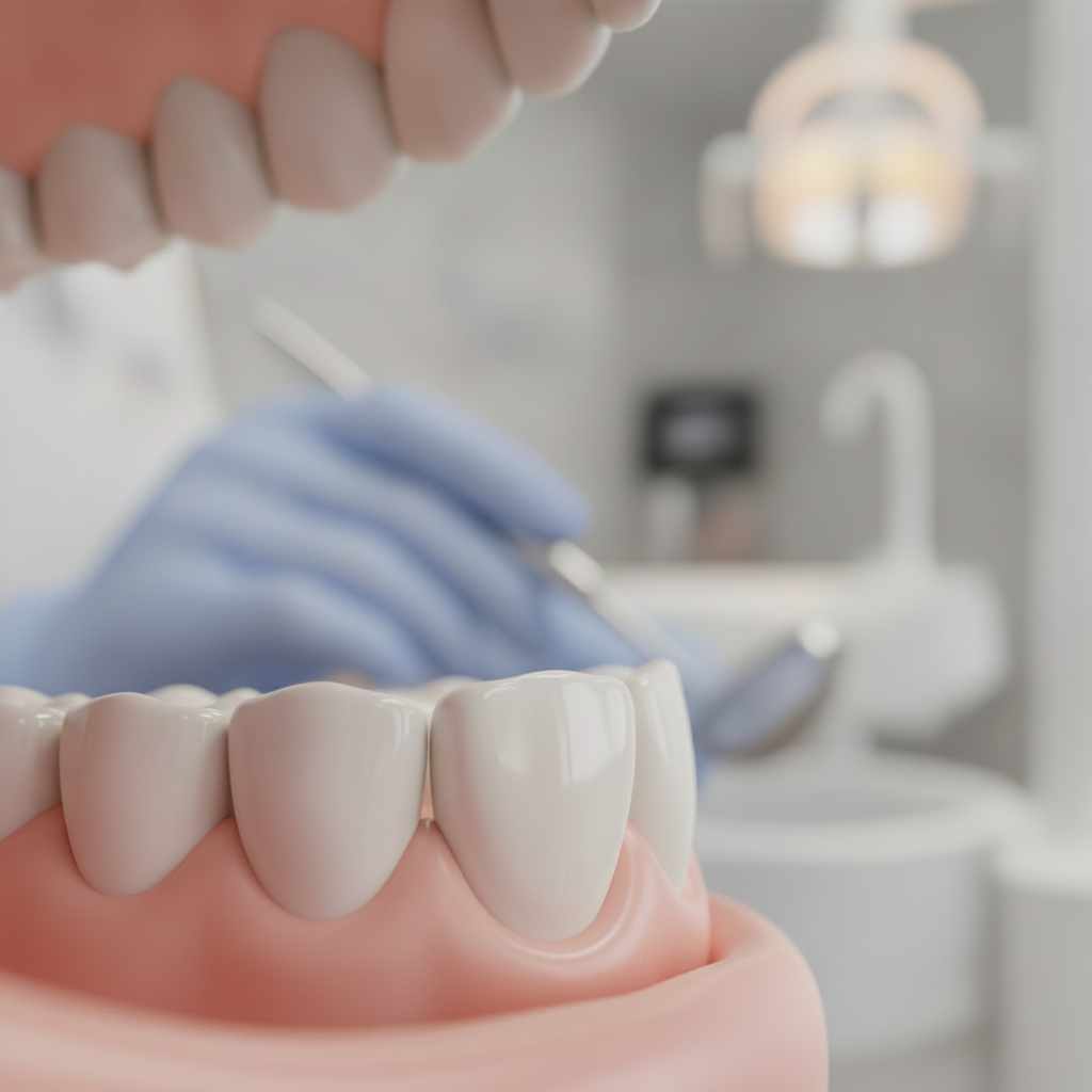 Modern dental implant for missing tooth replacement Treatments Are Not Covered by NHS, like dental implants, offering modern solutions for tooth replacement privately.