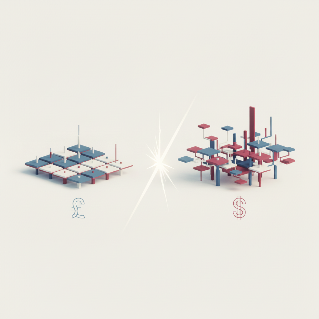 UK vs USA Dental Prices: Visualizing the significant cost differences between two national dental systems.
