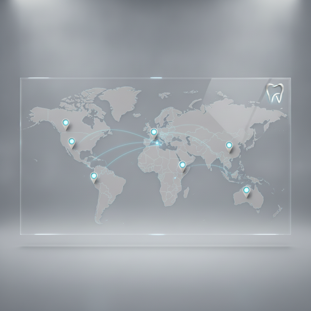 Global travel map for affordable dental care Best Countries for Affordable Dental Care, highlighting key global dental tourism destinations